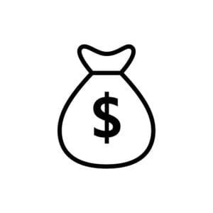 Money-bag-icon-black-and-white